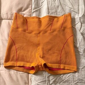 Orange & Pink Spandex Shorts